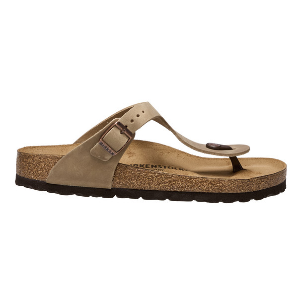 Birkenstock GIZEH NATURAL LEATHER OILED Unisex - Freizeitsandalen Ansicht 1