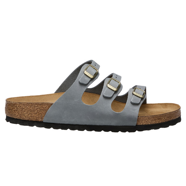 Birkenstock FLORIDA BS NATURAL LEATHER OILED Unisex - Freizeitsandalen Ansicht 1