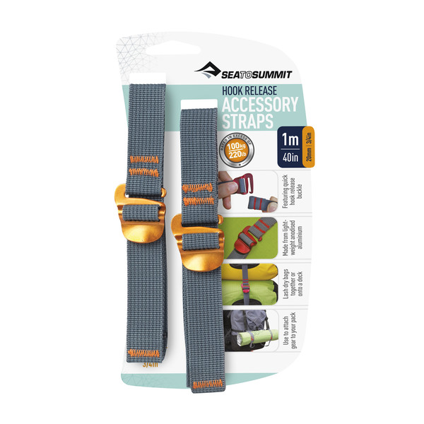 Sea to Summit TIEDOWN HOOK STRAP 1M 20MM - Spanngurt Ansicht 2