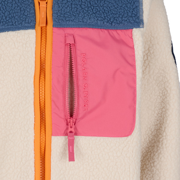 Polarn O. Pyret BRUMOUS JACKET FLEECE SOLID PO.P ADVENTURE Kinder - Fleecejacke Ansicht 3