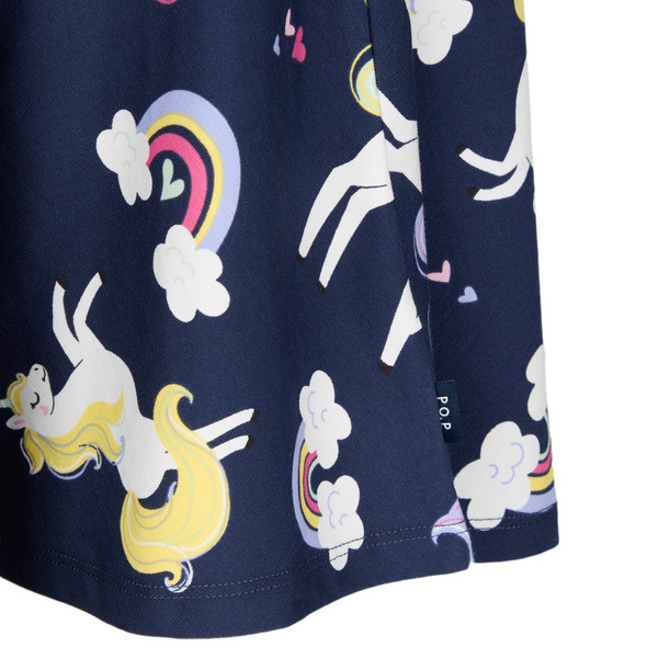 Polarn O. Pyret SPIN - UNICORNS DRESS AOP Kinder - Kleid Ansicht 4