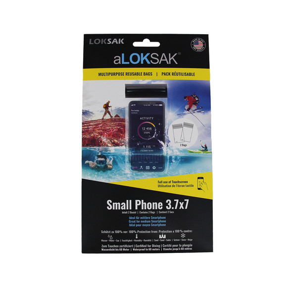 Loksak ALOKSAK SMALL PHONE 3.7X7, (8.5X15.8 CM) 2 STÜCK - Handytasche Ansicht 1
