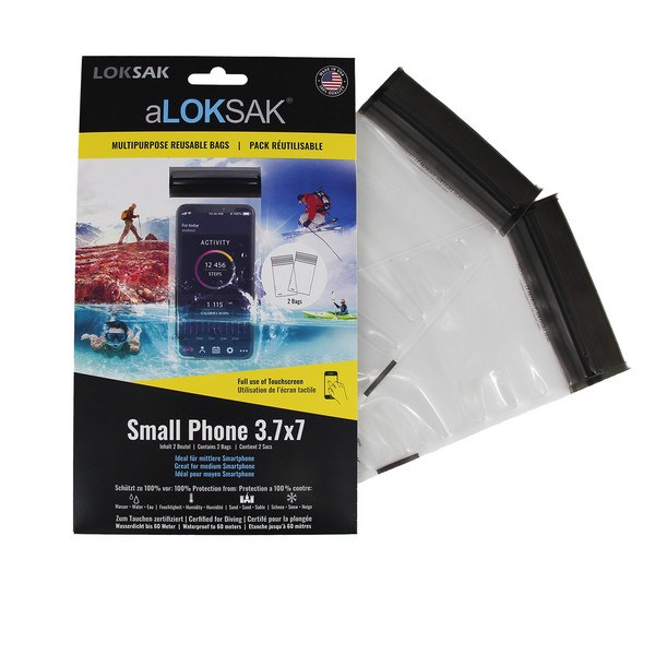 Loksak ALOKSAK SMALL PHONE 3.7X7, (8.5X15.8 CM) 2 STÜCK - Handytasche Ansicht 2