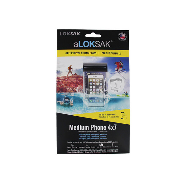 Loksak ALOKSAK MEDIUM PHONE 4X7 (10.8X18.1 CM) 2 STÜCK - Handytasche Ansicht 1