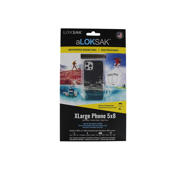 Loksak ALOKSAK LARGE PHONE 5X8, (12.1X20.3 CM) 2 STÜCK - Handytasche Ansicht 1