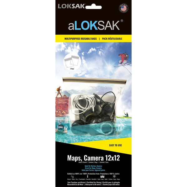 Loksak ALOKSAK MAPS 12X12 (29.8X30.5 CM) 2 STÜCK - Wertsachenaufbewahrung Ansicht 1