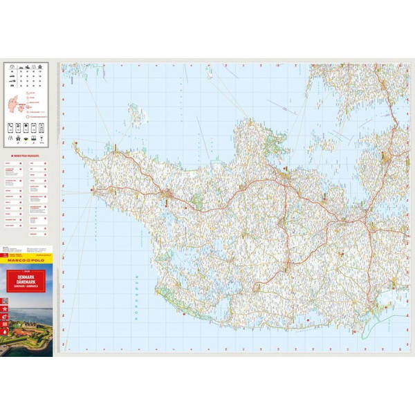 MARCO POLO REISEKARTE DÄNEMARK 1:350.000 - Straßenkarte Ansicht 2