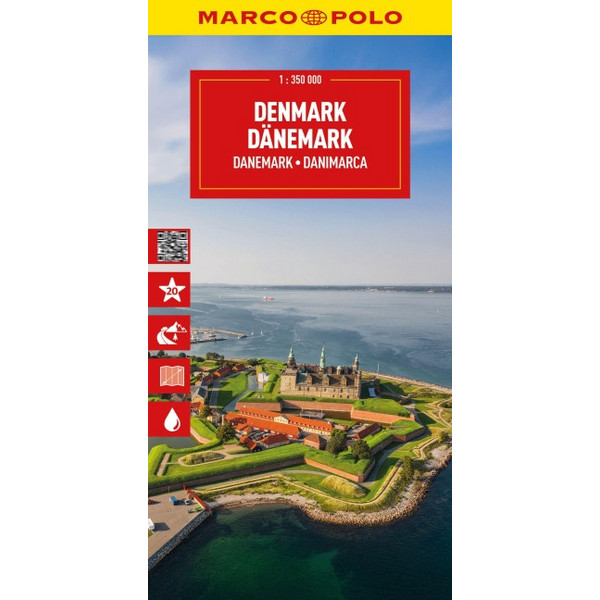 POLO REISEKARTE DÄNEMARK 1:350.000 - Straßenkarte