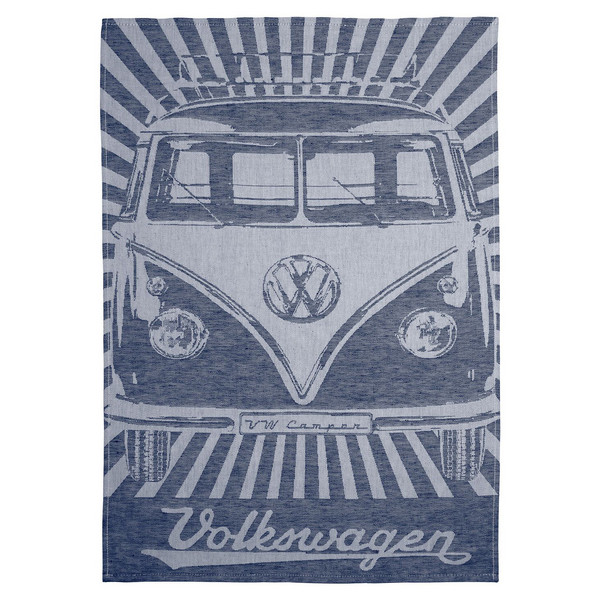 Brisa VW T1 BUS GESCHIRRTUCH 2ER SET – STRAHLEN/VINTAGE ROT & BLAU Ansicht 3