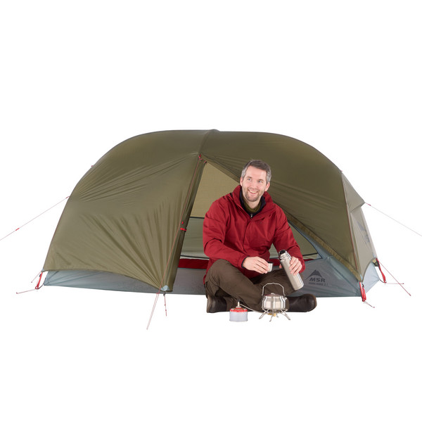 MSR HUBBA HUBBA LT 1P TENT - GREEN - Einpersonenzelt Ansicht 5