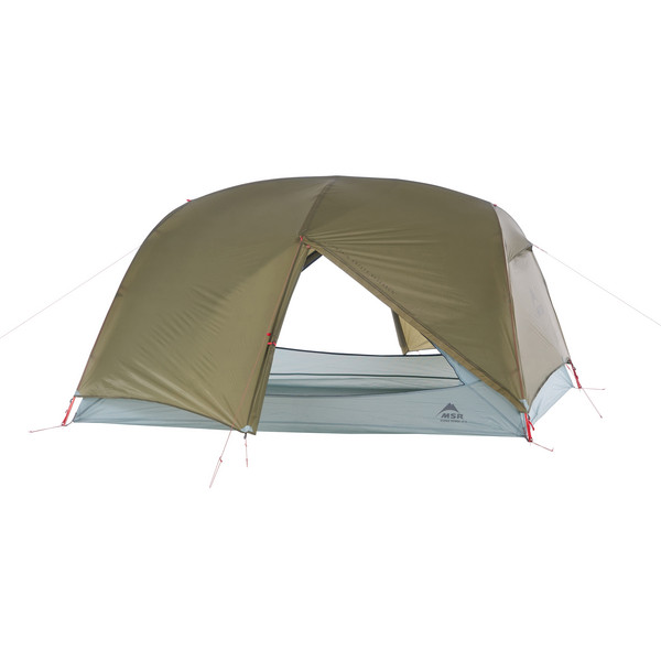 MSR HUBBA HUBBA LT 3P TENT - GREEN - Kuppelzelt Ansicht 4