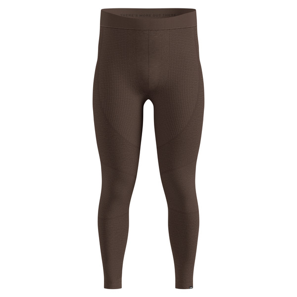 SEAMLESS PERFORMANCE WOOL BL BOTTOM LONG Herren - Funktionsunterwäsche-BROWN GRANITE