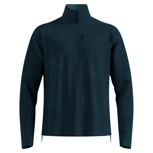 GRID FLEECE MID LAYER 1/2 ZIP Herren - Fleecejacke-REFLECTING POND