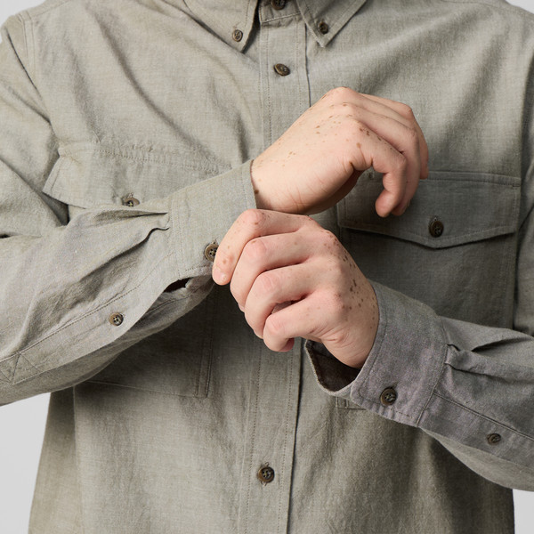 Fjällräven ÖVIK CHAMBRAY SHIRT LS M Herren - Outdoor Hemd Ansicht 5