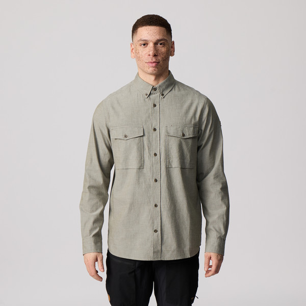 Fjällräven ÖVIK CHAMBRAY SHIRT LS M Herren - Outdoor Hemd Ansicht 3