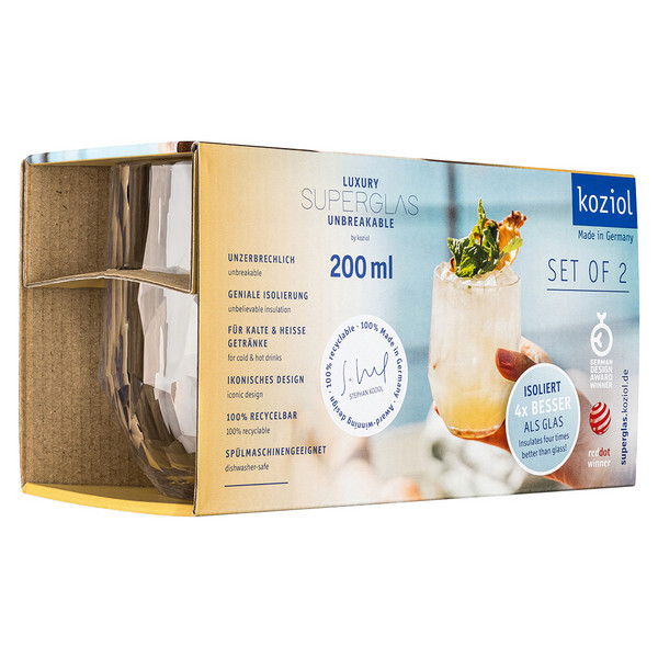 Koziol SUPERGLAS CLUB NO. 23 WEIN TUMBLER 2ER-SET Ansicht 2