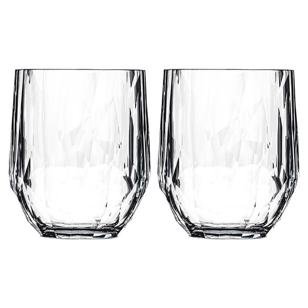 Koziol SUPERGLAS TRINKGLAS 300ML CLUB NO. 24 SET OF 2 - Campinggeschirr Ansicht 1