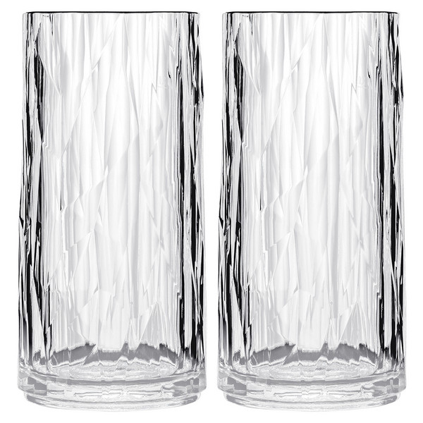 Koziol SUPERGLAS TRINKGLAS 300ML CLUB NO. 8 SET OF 2 - Campinggeschirr Ansicht 1