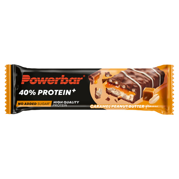 PowerBar PB PROTEIN 40% CRISP LS CARAM PEANUTBUTTER (40GX12) PACKAGE - Energieriegel Ansicht 2