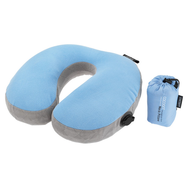 U-SHAPED NECK PILLOW - Nackenkissen-LIGHT-BLUE/GREY