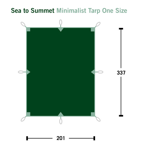 Sea to Summit MINIMALIST TARP - Tarp Ansicht 2