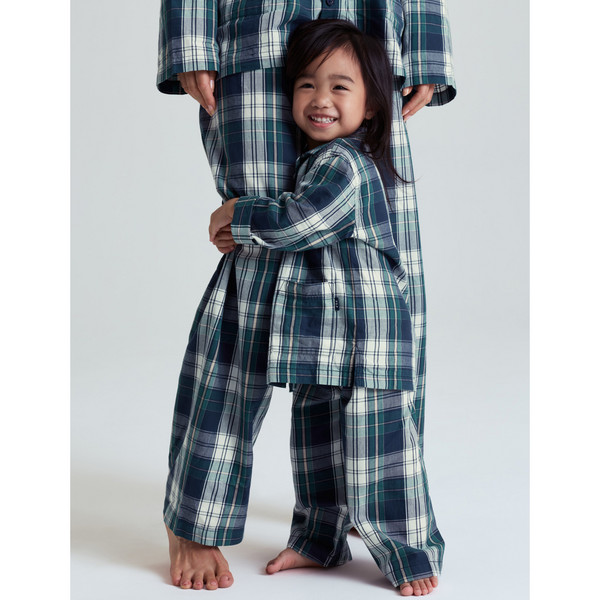 Polarn O. Pyret JAMMIES - CHECK PYJAMAS SET CHECKED Kinder - Funktionsunterwäsche Ansicht 9
