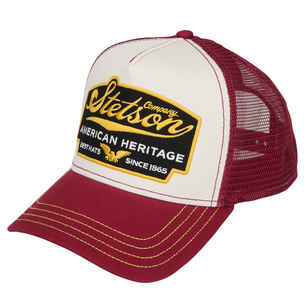 TRUCKER CAP AMERICAN HERITAGE Unisex - Cap-RED/WHITE