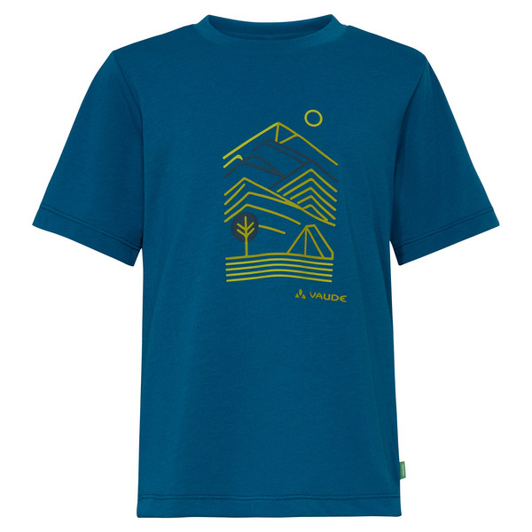 KIDS ROKUA T-SHIRT Kinder - Funktionsshirt-SHORE BLUE