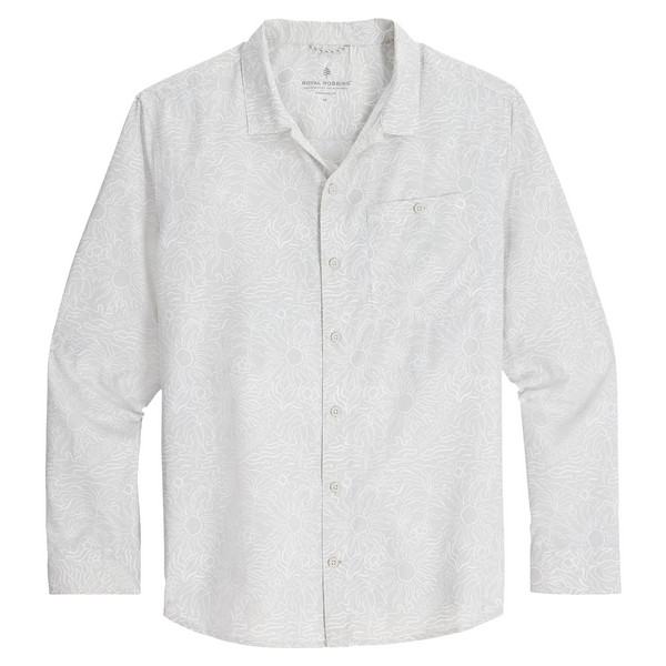 M SALATHE SUN SHIRT L/S Herren - Outdoor Hemd-SOAPSTONE SOLAR PT