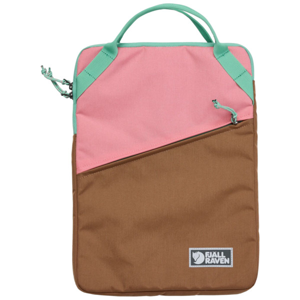 VARDAG LAPTOP SLEEVE 14" - Laptophülle-POPPY PINK-KHAKI DUST