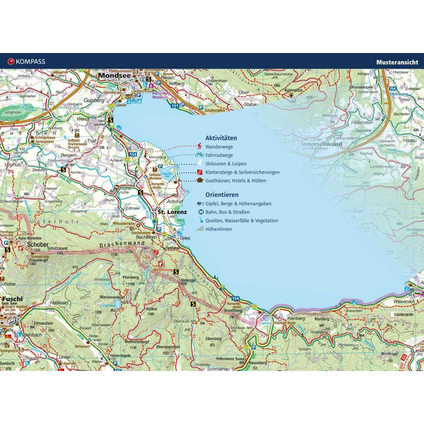 KOMPASS WANDERKARTE 105 LECCO, VALLE BREMBANA, ALPI OROBIE Ansicht 2