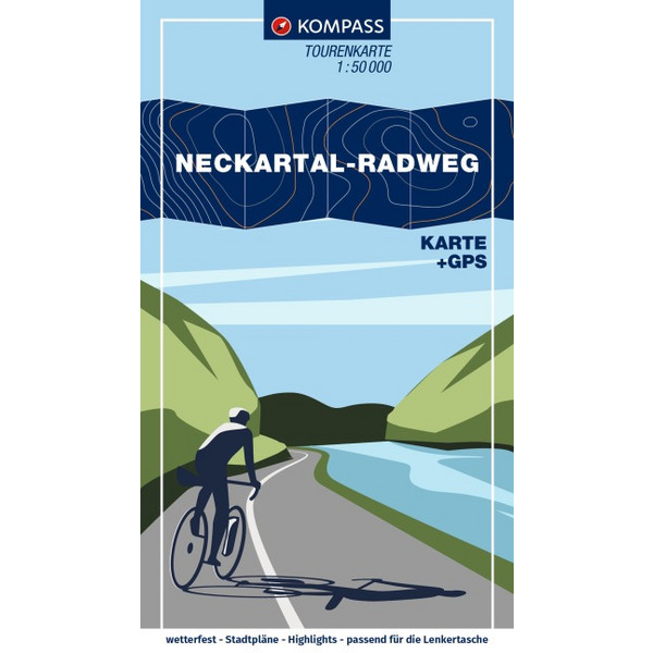 FAHRRAD-TOURENKARTE NECKARTAL-RADWEG 1:50.000 - Fahrradkarte