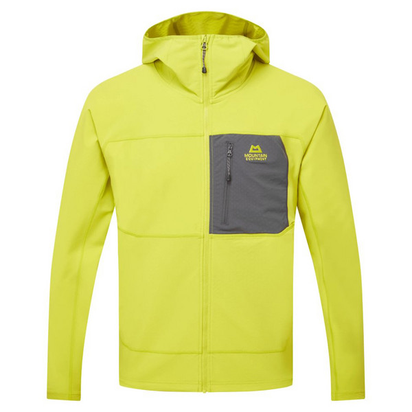 ARROW HOODED MENS JACKET Herren - Softshelljacke-VINE/ANVIL GREY