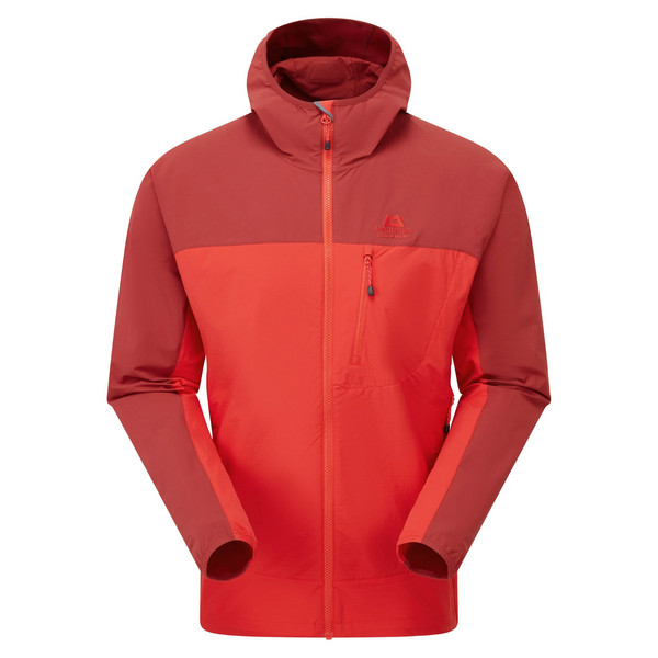 ECHO HOODED MENS JACKET Herren - Softshelljacke-CHILI RED/MERLOT