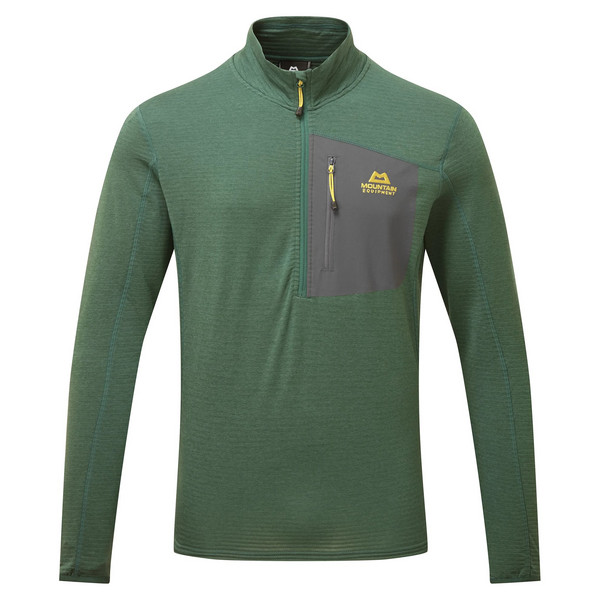 LUMIKO MENS ZIP T Herren - Fleecepullover-FERN/OMBRE