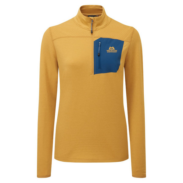 LUMIKO WMNS ZIP T Damen - Fleecepullover-BUTTERSCOTCH/MAJ