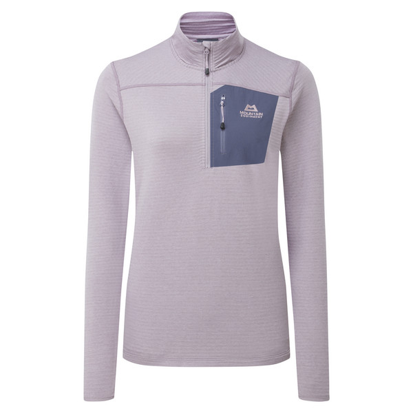 LUMIKO WMNS ZIP T Damen - Fleecepullover-ALLIUM/OMBRE