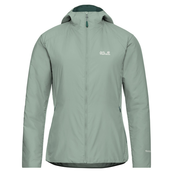 TRAIL LIGHT HYBRID JKT W Damen - Isolationsjacke-GREEN ZINNIA