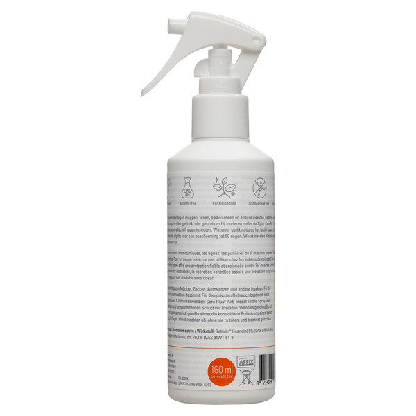 Care Plus ANTI-INSEKT TEXTILE SPRAY MOSQUITO & BUG PROOF - Insektenschutz Ansicht 2