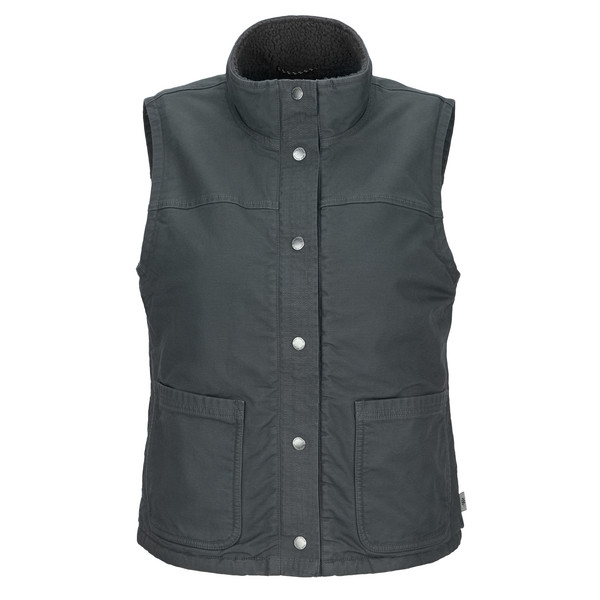W EL CAP CANVAS VEST Damen - Fleeceweste-GRANITE