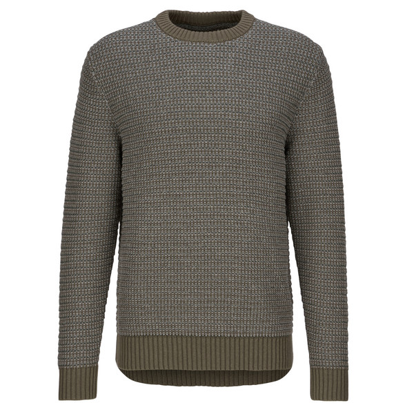 M MORO ROCK CREW Herren - Strickpullover-EVERGLADE HTR