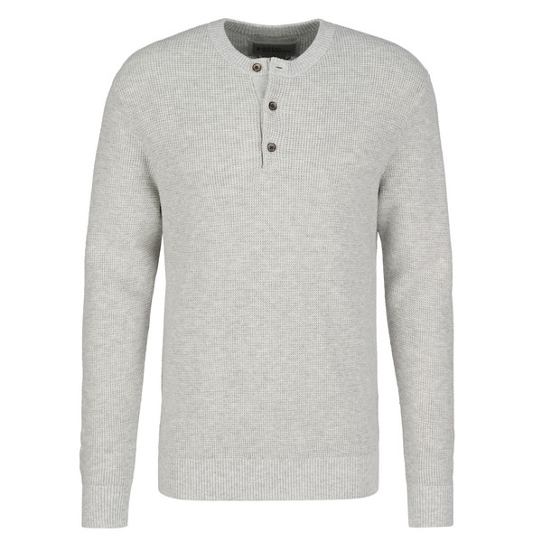 M MORO ROCK HENLEY Herren - Strickpullover-LT PELICAN HTR