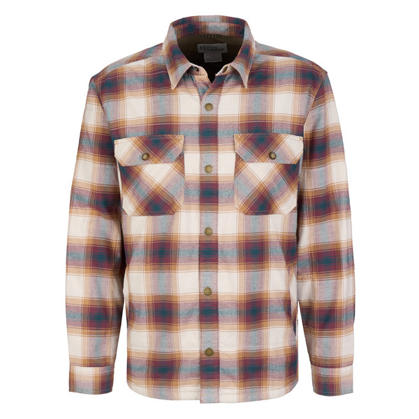 M VISTA FLANNEL SHACKET Herren - Hemdjacke-PECAN GRIZZLY PLD