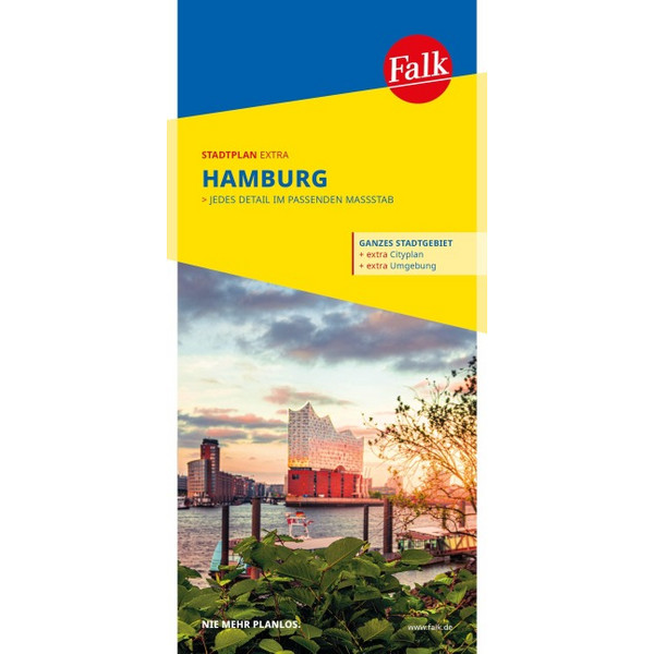 FALK STADTPLAN EXTRA HAMBURG 1:25.000 - Stadtplan Ansicht 1