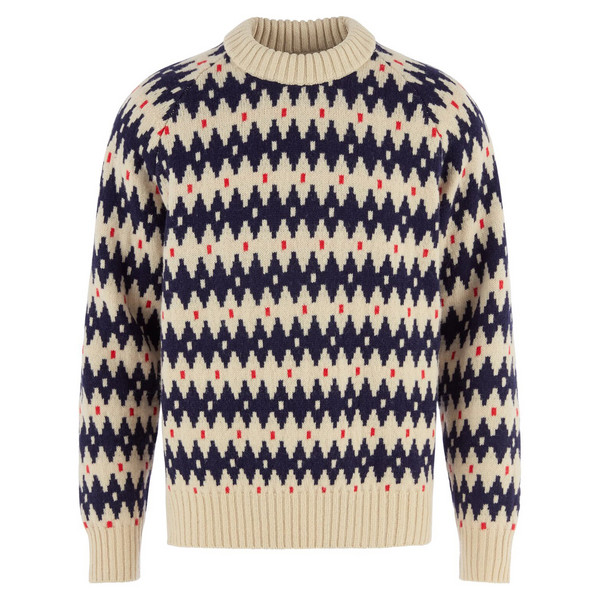 ÖVIK JACQUARD KNIT M Herren - Strickpullover