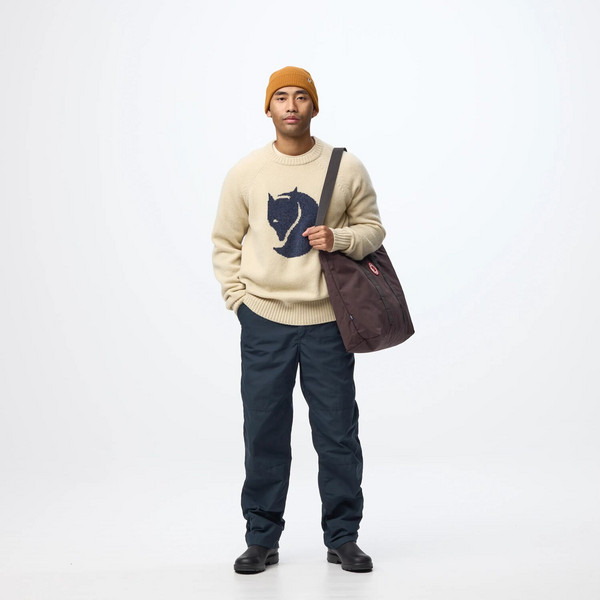 Fjällräven FJÄLLRÄVEN LOGO KNIT SWEATER M Herren - Wollpullover Ansicht 8