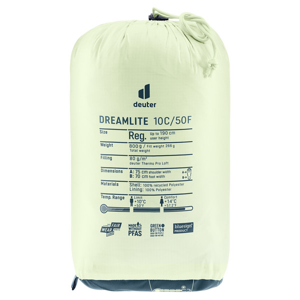 Deuter DREAMLITE 10C/50F - Kunstfaserschlafsack Ansicht 4