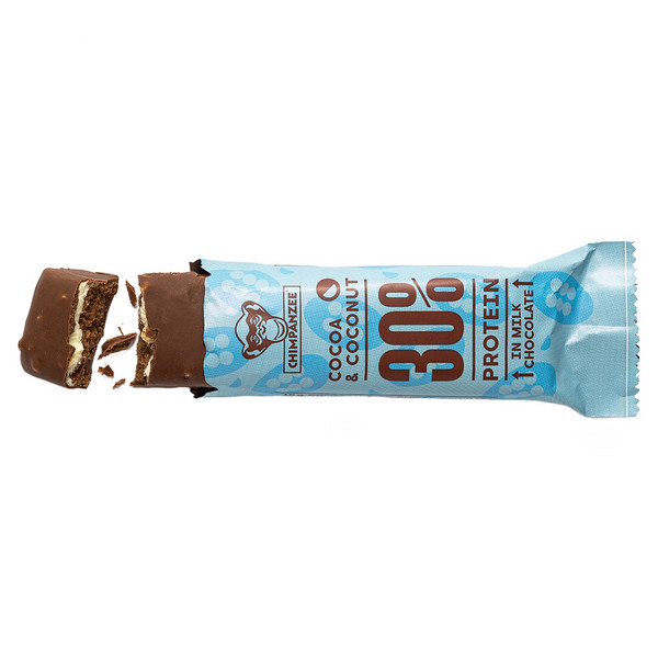 Chimpanzee HIGH PROTEIN BAR 30% COCOA & COCONUT PACK - Energieriegel Ansicht 3