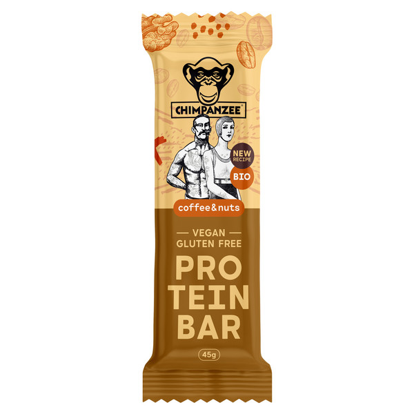 Chimpanzee PROTEIN BAR COFFEE & NUTS - BIO PACK - Energieriegel Ansicht 2