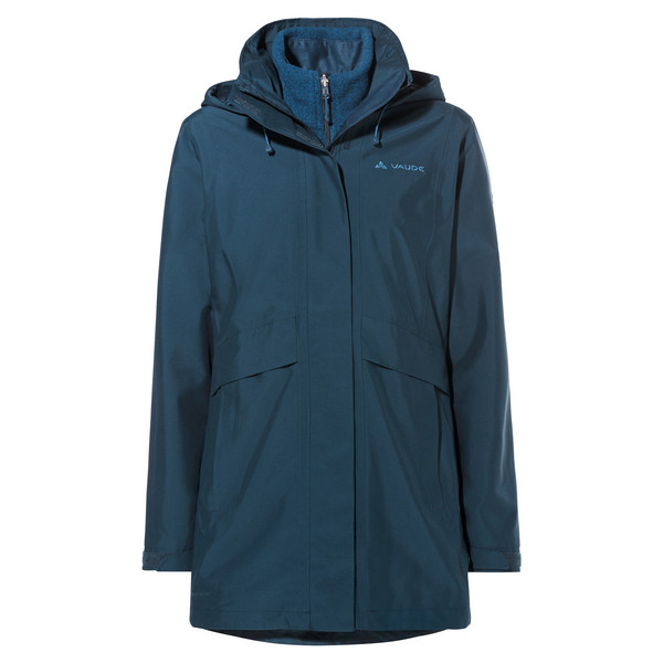 IDRIS 3IN1 PARKA IV Damen - Doppeljacke-DARK SEA